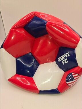 ESPN FC Size 5 Soccer Ball Red, White, and Blue - Official Licensed Product
